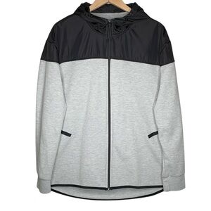 Tec-Active Mens Zip Hooded Jacket XL Colorblock Softshell Fleece Mix Outdoorsy